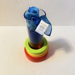 Lovevery Clear Tube with Stacking Rings toy set, Explorer Kit 9 to 10 months.